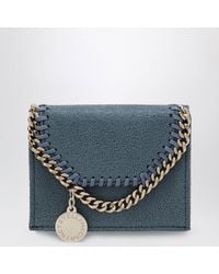 Stella McCartney - Light Falabella Trifold Wallet With Chain - Lyst
