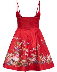 Zimmermann Bonita Paisley-print Linen Mini Dress | Lyst Zimmermann Bonita Paisley-print Linen Mini Dress | Lyst