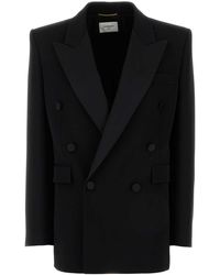 Saint Laurent - Wool Blazer - Lyst