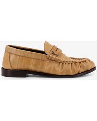 Saint Laurent - Le Loafer 15 Moc 15 Eel Leather Loafer - Lyst