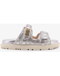 Dior - Dior Dioract Leather Sandals - Lyst