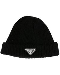 Prada - Cashmere Beanie - Lyst