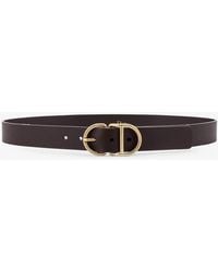 Dior - Dior Leather Belt With Cd Buckle - Lyst