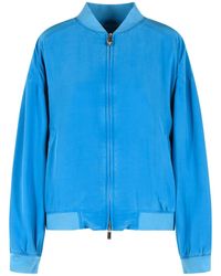 Versace - Blouson With Zip - Lyst