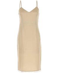 Prada - Satin Dress - Lyst