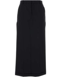 Alexander Wang - Wool Blend Pant-Skirt - Lyst