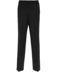 Versace - Informal Pant Responsible Greca Jacquard Wool Even - Lyst