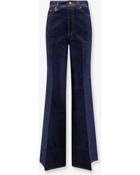 Zimmermann - Flare Jeans Cotton Denim - Lyst