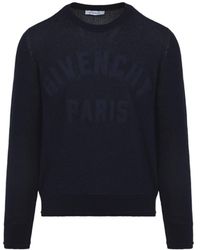 Givenchy - Crewneck Sweater Ottoman Detail - Lyst