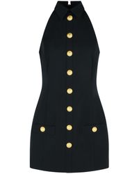 Balmain - Dress With Collar - Lyst