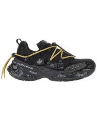 DSquared² - Suede Leather And Mesh 'Faster' Sneakers - Lyst