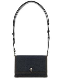 McQueen - Small Skull Crossbody - Lyst