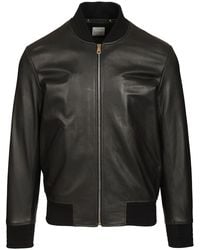 Paul Smith - Lambskin Bomber Jacket - Lyst