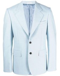 McQueen - Single-Breasted Blazer Jacket - Lyst