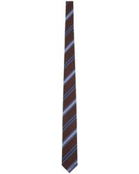 Ferragamo - Striped Silk-Wool Tie - Lyst