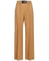 Celine - Wool Twill Trousers - Lyst
