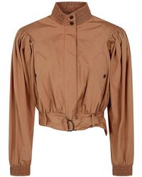 Chloé - Chloé Cotton Blouson Jacket - Lyst