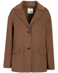 Max Mara - Single-Breasted Double Wool Jacket - Lyst