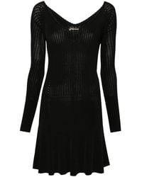 Jacquemus - Elegant Mini Dress With Scalloped Neckline And Cut-Out Detail - Lyst