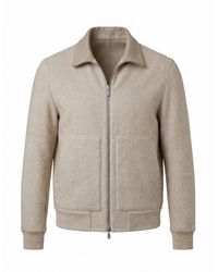Brunello Cucinelli - Hand-Crafted Reversible Bomber Jacket - Lyst