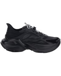 Fendi - 'F-Light' Low Top Sneakers With Ff Motif On The Side And Chunky Sole - Lyst