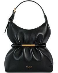 Balmain - Sphynx Mini Leather Handbag - Lyst