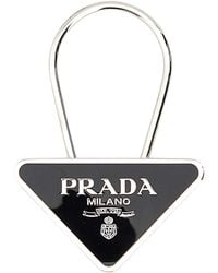 Prada - Metal Key Ring - Lyst