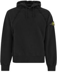 Stone Island - Oversized Hoodie With Raglan Sleeves - Lyst