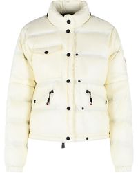 Moncler - 'Mauduits' Ivory Polyamide Down Jacket - Lyst