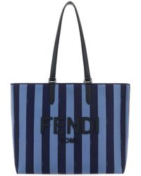 Fendi - Pequin Jacquard Tote Bag - Lyst