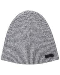 Saint Laurent - Grye Beanie With Logo Patch - Lyst