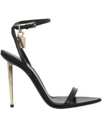 Tom Ford - Heeled Sandal Leather Goat - Lyst