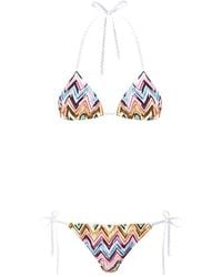 Missoni - Multicolored Zigzag Bikini - Lyst