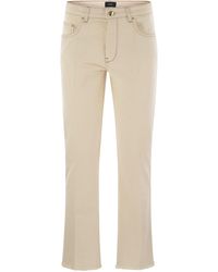 Fay - Denim 5 Pocket Trousers - Lyst