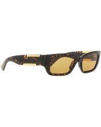 Bottega Veneta - Rectangular Sunglasses "Dash" - Lyst