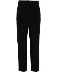Giorgio Armani - High-Waist Tailored Pants With Straight-Leg Silhouette - Lyst