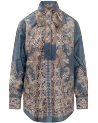 Zimmermann - Camicia Valiant - Lyst