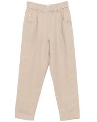 Brunello Cucinelli - Elastic-waist Trousers - Lyst