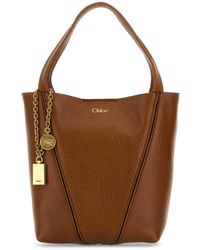 Chloé - Spin Piccola Leather Tote - Lyst