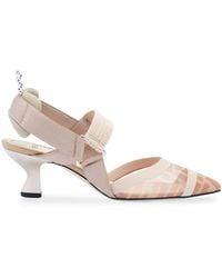 Fendi - Colibrì Pointed-Toe Heeled Pumps - Lyst