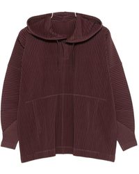 Homme Plissé Issey Miyake - Homme Plisse' Issey Miyake Pleated Hoodie - Lyst