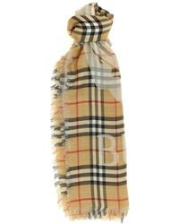 Burberry - Equestrian Knight Design Check Scarf - Lyst