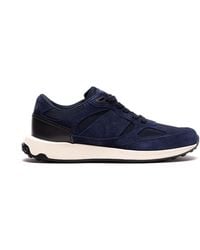 Tod's - Leather And Suede Sneakers - Lyst