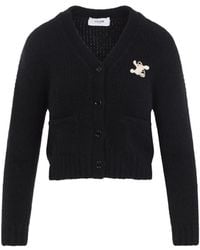 Celine - Cashmere And Silk Cardigan - Lyst