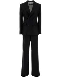 DSquared² - Black Wool Blend Tailleur - Lyst