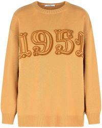 Max Mara - Camel Wool And Cashmere Sweater - Lyst