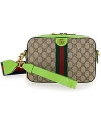 Gucci - 'Small Ophidia Gg' And Ebony Crossbody Bag With Web Detail - Lyst