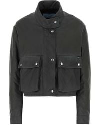 Prada - Charcoal Re-Nylon Jacket - Lyst