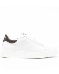 Lanvin - Ddb0 Sneaker With Contrasted Embroideries Shoes - Lyst