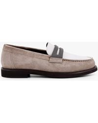 Brunello Cucinelli - Suede Loafers For - Lyst